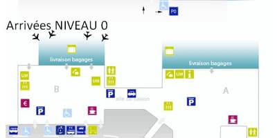 Αεροδρόμιο του μπορντό τελικός χάρτης
